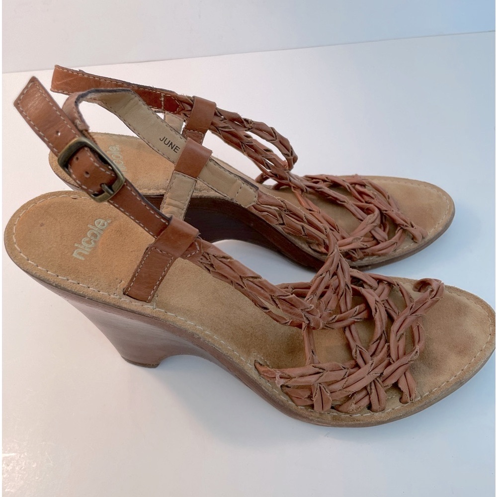 Nicole Braided Straps Sandal Size 10